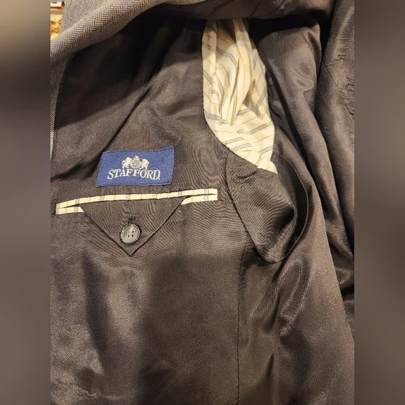 Stafford Charcoal Gray Blazer - Picture 7 of 7